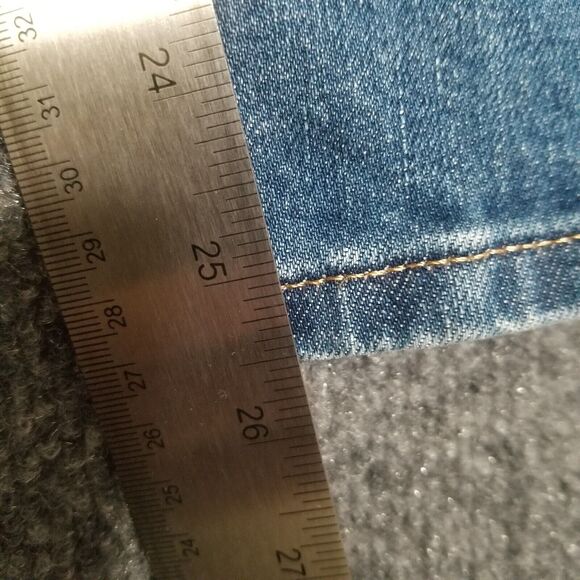 EVERLANE Relaxed Straight Fit Womens Jeans Medium Wash Size 27 Regula90's - Picture 7 of 7